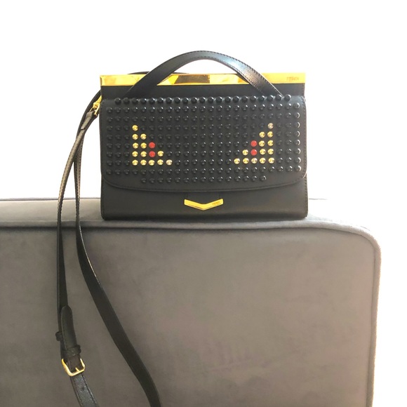 Authentic FENDI Limited Edition Bag monster face; high quality hard leather - Picture 2 of 8